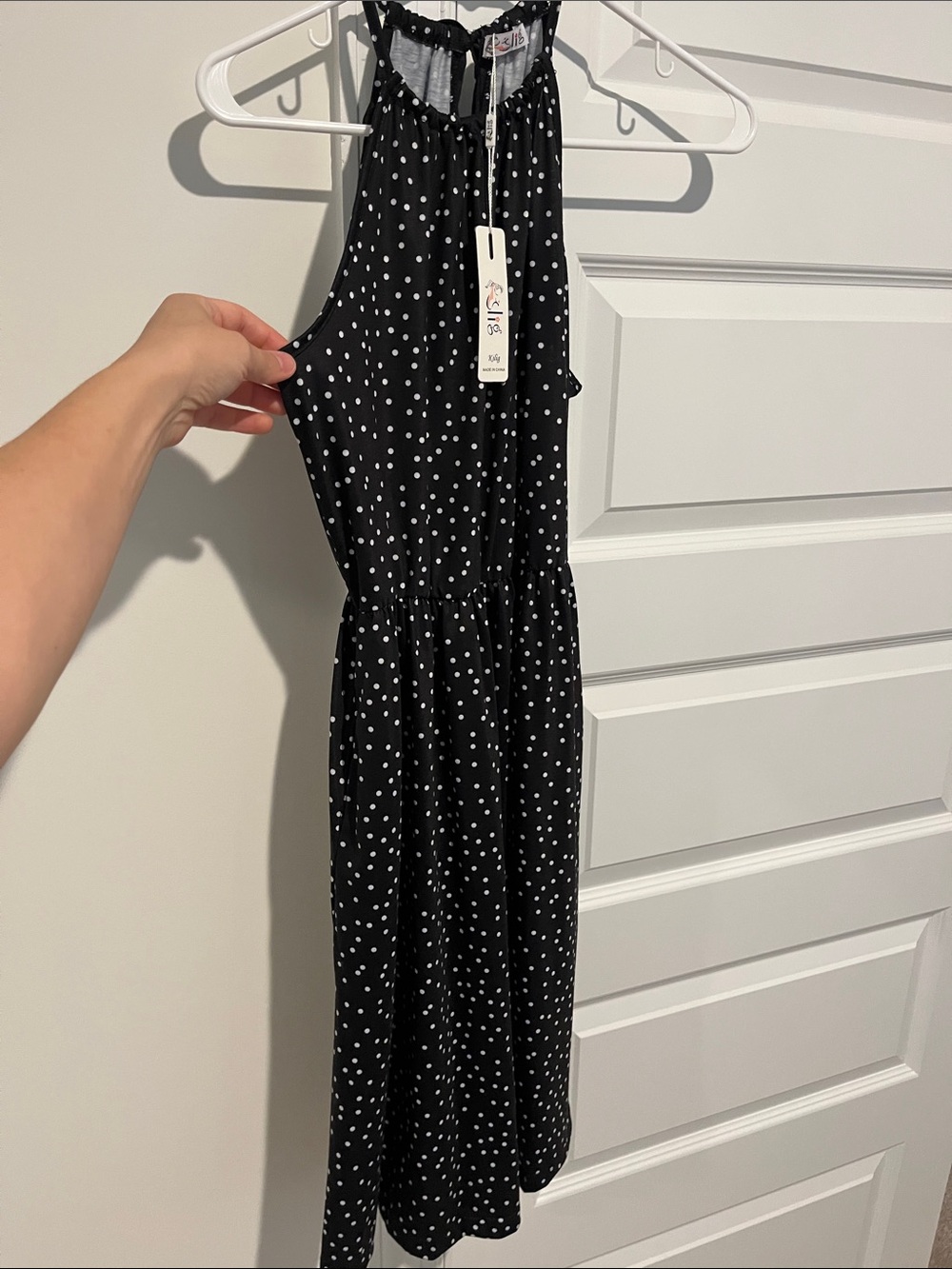 Little Black Dress - Halter Style, Stretchy & Flowy